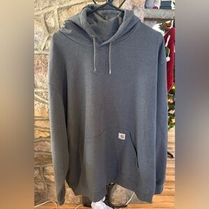 Carhartt Men's Charcoal Hoodie-2XL